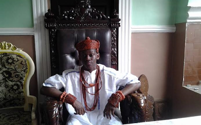 17 year old Delta state king…Obi Chukwuka Noah Akaeze I