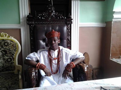 17 year old Delta state king…Obi Chukwuka Noah Akaeze I