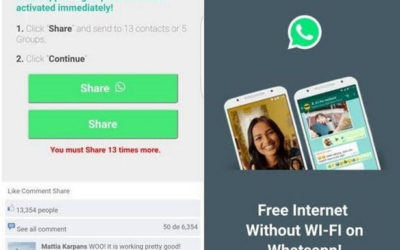 No! Whatsapp Can’t Get You Free Internet Without WiFi. Don’t Fall For This Scam.